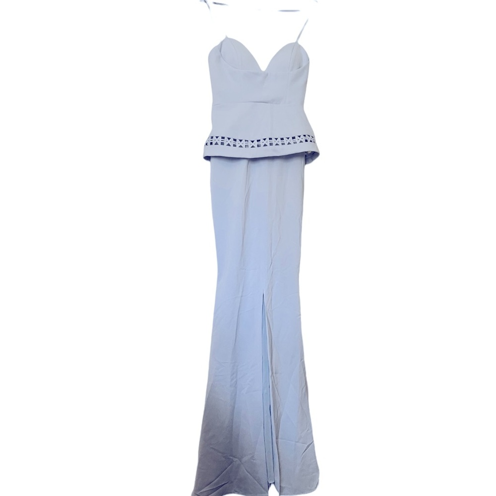 SHEIKE FORMAL LONG DRESS, in baby blue, size 6 - Picture 2 of 7